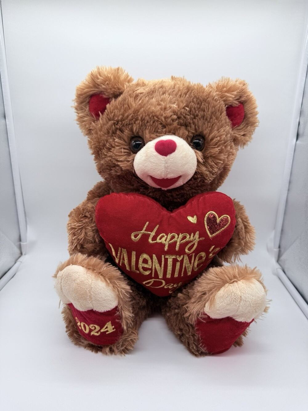 Mty Int Sweetheart Teddy Bear Happy Valentines Plush Stuffed Animal Toy 19" 2024